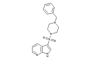 3-(4-benzylpiperazino)sulfonyl-1H-pyrrolo[2,3-b]pyridine