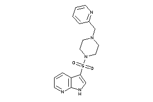 3-[4-(2-pyridylmethyl)piperazino]sulfonyl-1H-pyrrolo[2,3-b]pyridine