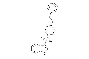 3-(4-phenethylpiperazino)sulfonyl-1H-pyrrolo[2,3-b]pyridine