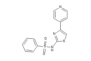 N-[4-(4-pyridyl)thiazol-2-yl]benzenesulfonamide