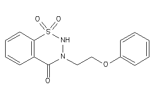 1,1-diketo-3-(2-phenoxyethyl)-2H-benzo[e]thiadiazin-4-one