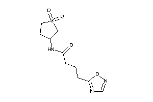 N-(1,1-diketothiolan-3-yl)-4-(1,2,4-oxadiazol-5-yl)butyramide