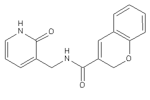 N-[(2-keto-1H-pyridin-3-yl)methyl]-2H-chromene-3-carboxamide