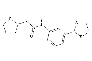 N-[3-(1,3-dithiolan-2-yl)phenyl]-2-(tetrahydrofuryl)acetamide