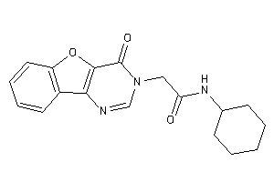 N-cyclohexyl-2-(4-ketobenzofuro[3,2-d]pyrimidin-3-yl)acetamide