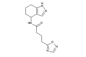 4-(1,2,4-oxadiazol-5-yl)-N-(4,5,6,7-tetrahydro-1H-indazol-4-yl)butyramide