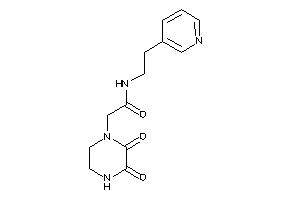 2-(2,3-diketopiperazino)-N-[2-(3-pyridyl)ethyl]acetamide