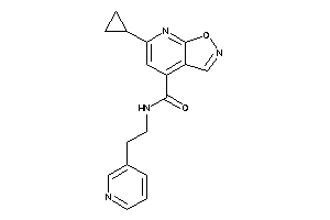 6-cyclopropyl-N-[2-(3-pyridyl)ethyl]isoxazolo[5,4-b]pyridine-4-carboxamide