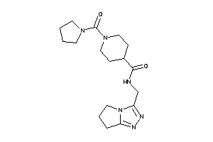 N-(6,7-dihydro-5H-pyrrolo[2,1-c][1,2,4]triazol-3-ylmethyl)-1-(pyrrolidine-1-carbonyl)isonipecotamide