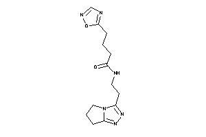 N-[2-(6,7-dihydro-5H-pyrrolo[2,1-c][1,2,4]triazol-3-yl)ethyl]-4-(1,2,4-oxadiazol-5-yl)butyramide