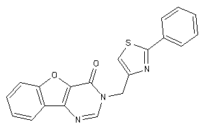 3-[(2-phenylthiazol-4-yl)methyl]benzofuro[3,2-d]pyrimidin-4-one