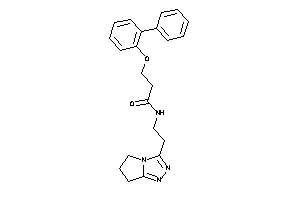 N-[2-(6,7-dihydro-5H-pyrrolo[2,1-c][1,2,4]triazol-3-yl)ethyl]-3-(2-phenylphenoxy)propionamide