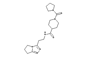 N-[2-(6,7-dihydro-5H-pyrrolo[2,1-c][1,2,4]triazol-3-yl)ethyl]-1-(pyrrolidine-1-carbonyl)isonipecotamide