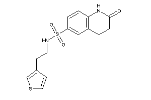 2-keto-N-[2-(3-thienyl)ethyl]-3,4-dihydro-1H-quinoline-6-sulfonamide