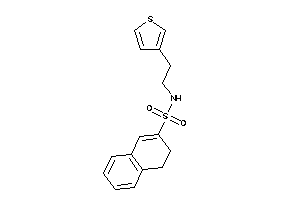 Image of N-[2-(3-thienyl)ethyl]-3,4-dihydronaphthalene-2-sulfonamide