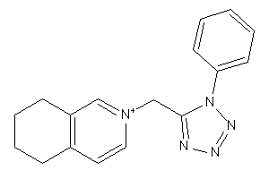 2-[(1-phenyltetrazol-5-yl)methyl]-5,6,7,8-tetrahydroisoquinolin-2-ium