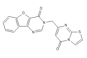 3-[(5-ketothiazolo[3,2-a]pyrimidin-7-yl)methyl]benzofuro[3,2-d]pyrimidin-4-one
