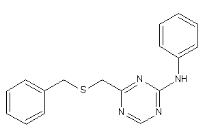 [4-[(benzylthio)methyl]-s-triazin-2-yl]-phenyl-amine