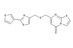 Image of 7-[[[2-(3-thienyl)thiazol-4-yl]methylthio]methyl]thiazolo[3,2-a]pyrimidin-5-one