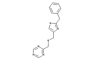 2-benzyl-4-[(s-triazin-2-ylmethylthio)methyl]thiazole