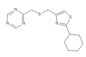 2-cyclohexyl-4-[(s-triazin-2-ylmethylthio)methyl]thiazole