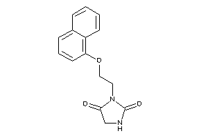 3-[2-(1-naphthoxy)ethyl]hydantoin