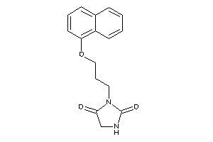 3-[3-(1-naphthoxy)propyl]hydantoin