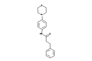 N-(4-morpholinophenyl)-3-phenyl-propionamide