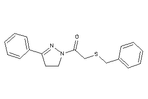 2-(benzylthio)-1-(3-phenyl-2-pyrazolin-1-yl)ethanone