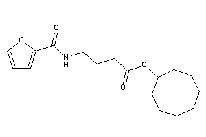 4-(2-furoylamino)butyric Acid Cyclooctyl Ester