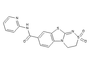 2,2-diketo-N-(2-pyridyl)-3,4-dihydro-[1,2,4]thiadiazino[3,4-b][1,3]benzothiazole-8-carboxamide