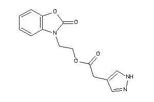 2-(1H-pyrazol-4-yl)acetic Acid 2-(2-keto-1,3-benzoxazol-3-yl)ethyl Ester