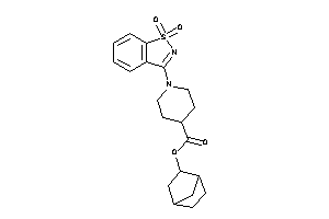 1-(1,1-diketo-1,2-benzothiazol-3-yl)isonipecot 2-norbornyl Ester