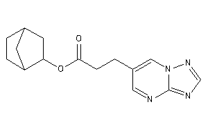 3-([1,2,4]triazolo[1,5-a]pyrimidin-6-yl)propionic Acid 2-norbornyl Ester