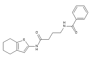 N-[4-keto-4-(4,5,6,7-tetrahydrobenzothiophen-2-ylamino)butyl]benzamide