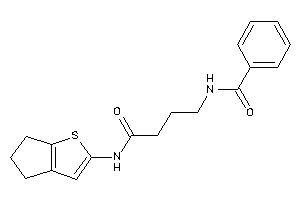 N-[4-(5,6-dihydro-4H-cyclopenta[b]thiophen-2-ylamino)-4-keto-butyl]benzamide