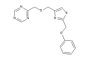 2-(phenoxymethyl)-4-[(s-triazin-2-ylmethylthio)methyl]thiazole