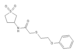 N-(1,1-diketothiolan-3-yl)-2-(2-phenoxyethylthio)acetamide