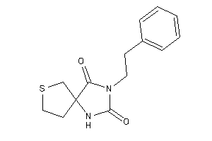 3-phenethyl-7-thia-1,3-diazaspiro[4.4]nonane-2,4-quinone