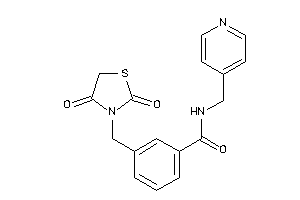 3-[(2,4-diketothiazolidin-3-yl)methyl]-N-(4-pyridylmethyl)benzamide