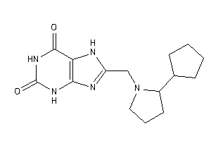 8-[(2-cyclopentylpyrrolidino)methyl]-7H-xanthine