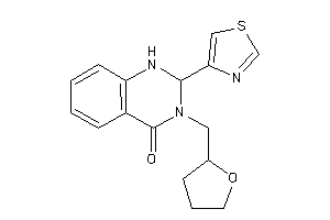 3-(tetrahydrofurfuryl)-2-thiazol-4-yl-1,2-dihydroquinazolin-4-one