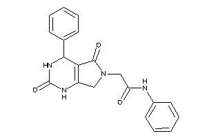 2-(2,5-diketo-4-phenyl-1,3,4,7-tetrahydropyrrolo[3,4-d]pyrimidin-6-yl)-N-phenyl-acetamide
