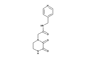 2-(2,3-diketopiperazino)-N-(4-pyridylmethyl)acetamide