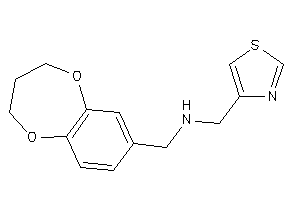 3,4-dihydro-2H-1,5-benzodioxepin-7-ylmethyl(thiazol-4-ylmethyl)amine