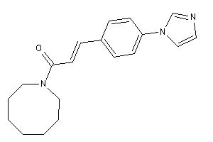 1-(azocan-1-yl)-3-(4-imidazol-1-ylphenyl)prop-2-en-1-one