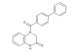 4-(4-phenylbenzoyl)-1,3-dihydroquinoxalin-2-one