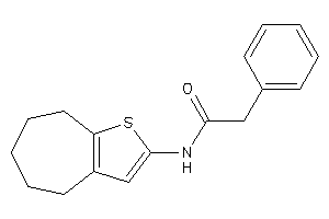 2-phenyl-N-(5,6,7,8-tetrahydro-4H-cyclohepta[b]thiophen-2-yl)acetamide