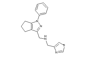 (1-phenyl-5,6-dihydro-4H-cyclopenta[c]pyrazol-3-yl)methyl-(thiazol-4-ylmethyl)amine