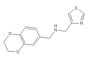 2,3-dihydro-1,4-benzodioxin-7-ylmethyl(thiazol-4-ylmethyl)amine